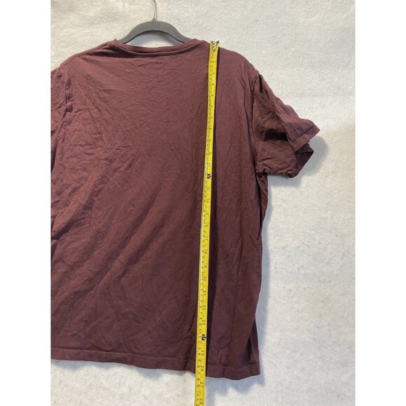 Levi’s GRAPHIC CREWNECK TEE SHIRT Burgundy One Planet One Party Large - Picture 14 of 14